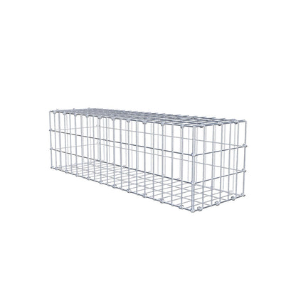 Gabion 100 cm x 30 cm x 30 cm (L x H x D), mesh size 5 x 10 cm, spiral ring