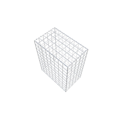Gavión 100 cm x 80 cm x 50 cm (L x A x P), luz de malla 10 cm x 10 cm, anillo en C