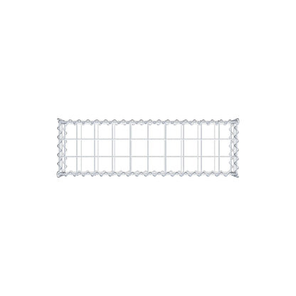Gabião 100 cm x 20 cm x 30 cm (C x A x P), malhagem 10 cm x 10 cm, espiral