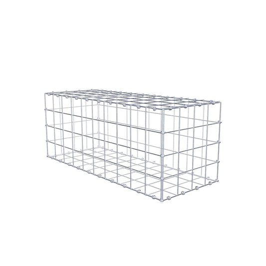 Gabbione 100 cm x 40 cm x 40 cm (L x H x P), maglia 10 x 10 cm, anello a spirale