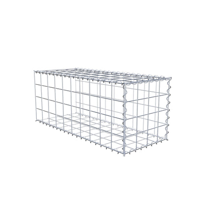 Gabião tipo 2 100 cm x 40 cm x 40 cm (C x A x P), malhagem 10 cm x 10 cm, espiral