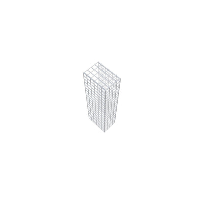 Mounted gabion type 4 100 cm x 30 cm x 20 cm (L x H x D), mesh size 5 cm x 5 cm, C-ring
