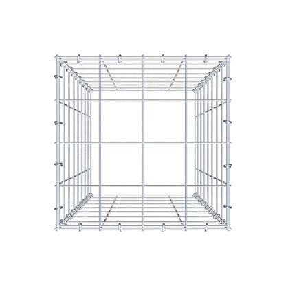 Pilote adicional tipo 3 80 cm x 40 cm x 40 cm (L x A x P), malla 10 cm x 10 cm, anillo en C