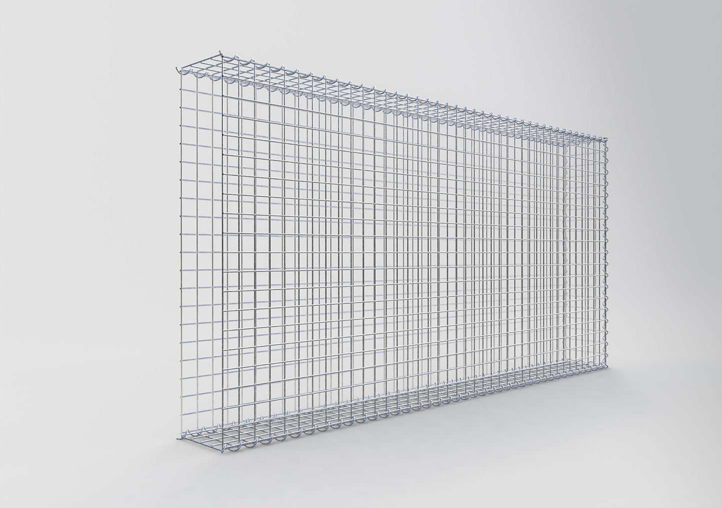 Grown-on gabion type 2 200 cm x 100 cm x 20 cm (L x H x D), mesh size 5 cm x 5 cm, spiral