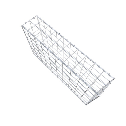 Gabion 100 cm x 60 cm x 20 cm (L x H x D), maskestørrelse 10 cm x 10 cm, C-ring