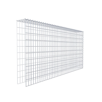 Gabião tipo 4 200 cm x 100 cm x 20 cm (C x A x P), malhagem 5 cm x 10 cm, espiral