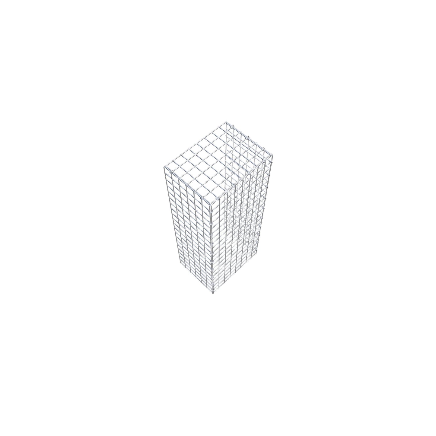 Gabião Tipo 4 100 cm x 30 cm x 40 cm (C x A x P), malhagem 5 cm x 5 cm, anel C