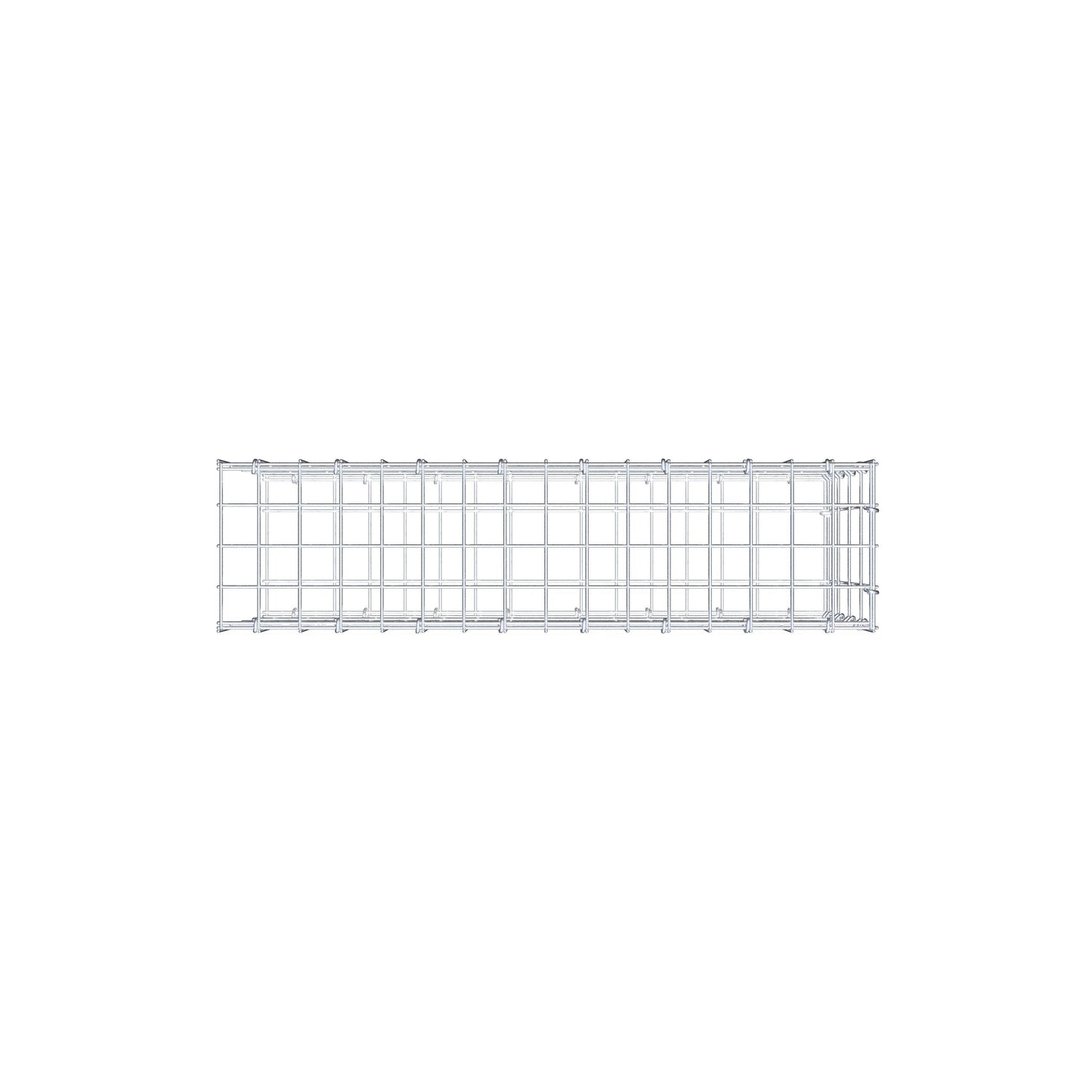 Pile aggiuntivo tipo 2 80 cm x 40 cm x 20 cm, maglia 5 cm x 10 cm, anello a C