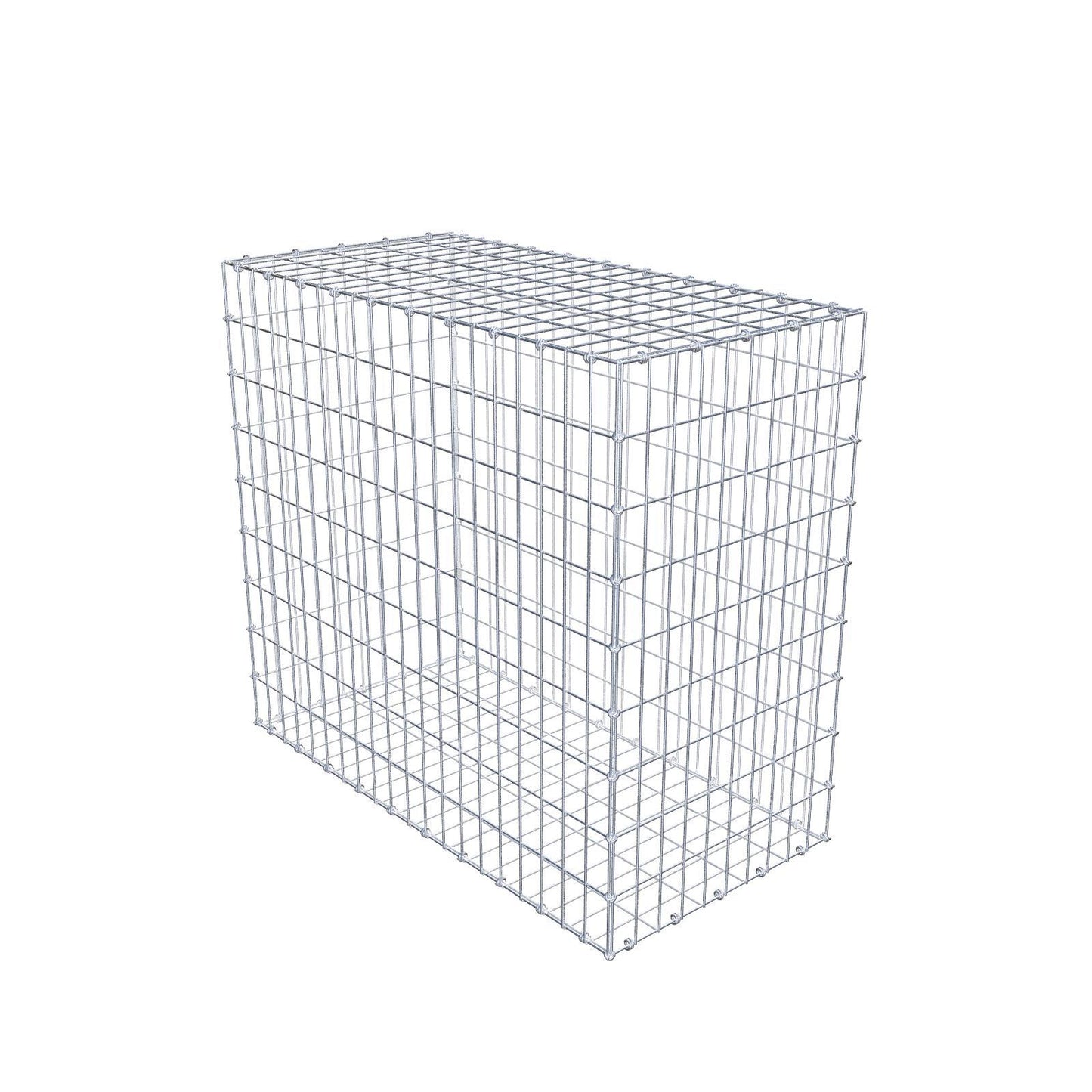Gabion 100 cm x 90 cm x 50 cm (L x H x D), mesh size 5 x 10 cm, spiral ring