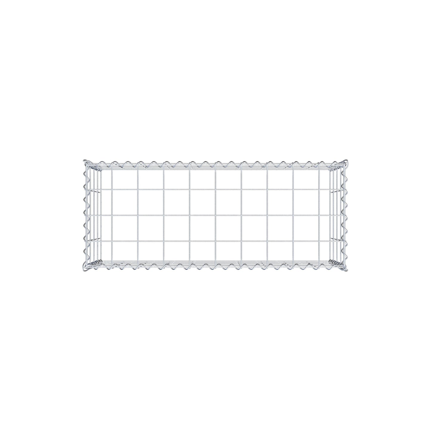 Gabião tipo 3 100 cm x 40 cm x 40 cm (C x A x P), malhagem 10 cm x 10 cm, espiral