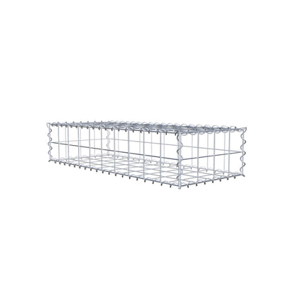 Gabion 100 cm x 20 cm x 40 cm (L x H x P), mailles 10 cm x 10 cm, spirale