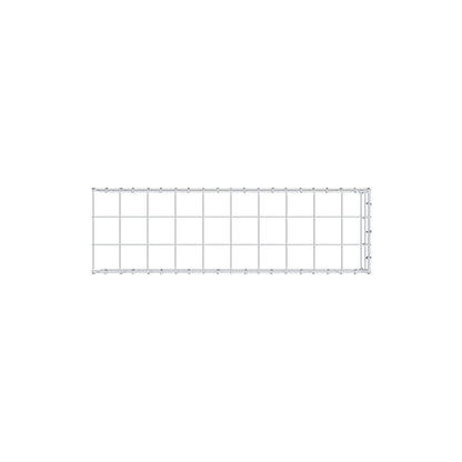 Mounted gabion type 4 100 cm x 20 cm x 30 cm (L x H x D), mesh size 10 cm x 10 cm, C-ring