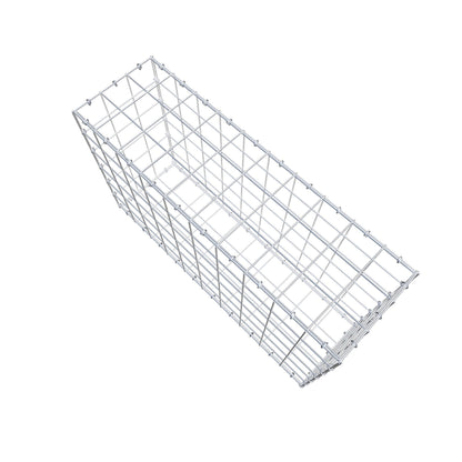 Gabion 100 cm x 60 cm x 30 cm (L x H x D), mesh size 10 cm x 10 cm, C-ring