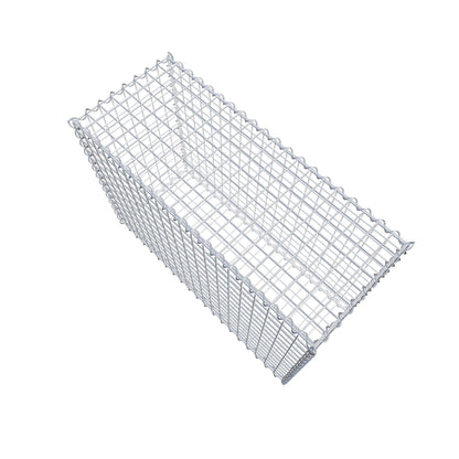 Gabion 100 cm x 70 cm x 40 cm (L x H x D), mesh size 5 cm x 5 cm, spiral
