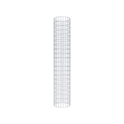 Gabionensäule rund 37 cm Durchmesser, 200 cm Höhe, Maschenweite 5 cm x 10 cm