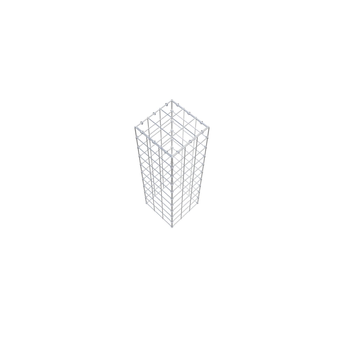 Fourche rapportée type 3 100 cm x 30 cm x 30 cm (L x H x P), mailles 10 cm x 10 cm, anneau C