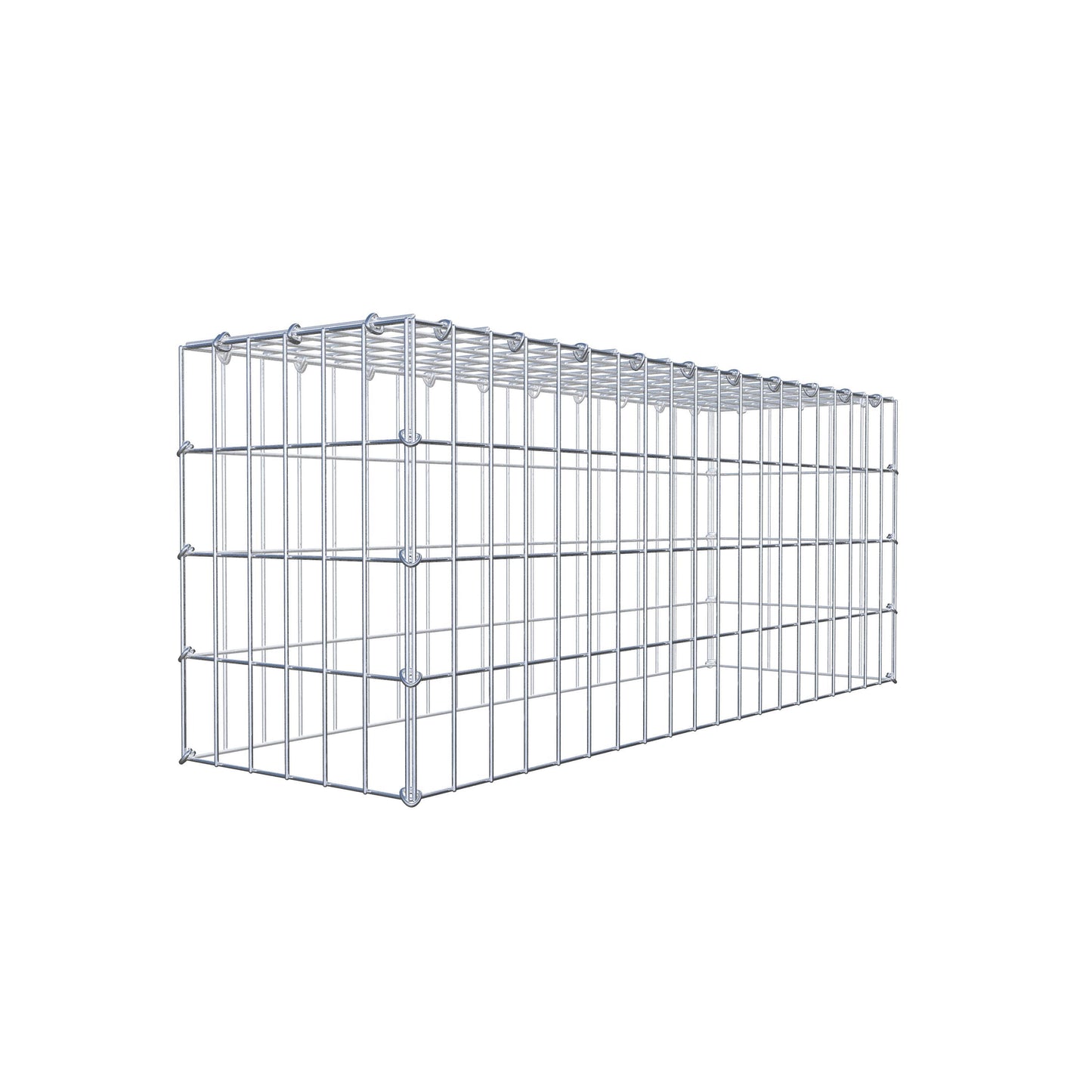 Gabbione aggiuntivo di tipo 3 100 cm x 40 cm x 30 cm (L x H x P), maglia 5 cm x 10 cm, anello a C