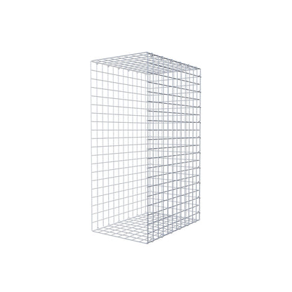 Monteret gabion type 2 100 cm x 60 cm x 40 cm (L x H x D), maskestørrelse 5 cm x 5 cm, C-ring