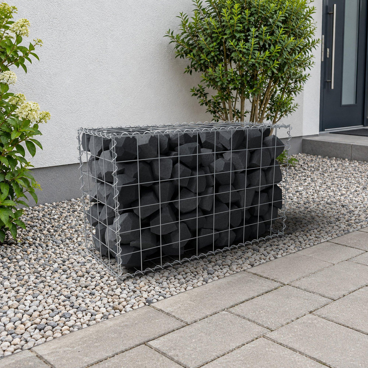 Gabion 100 cm x 60 cm x 40 cm (L x H x D), mesh size 10 cm x 10 cm, spiral