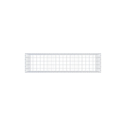 Gabion 200 cm x 100 cm x 50 cm (L x H x D), maskestørrelse 10 cm x 10 cm, C-ring