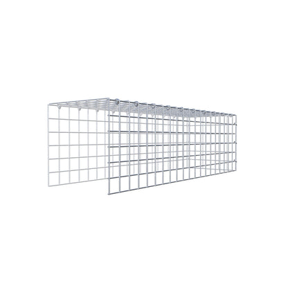 Monteret gabion type 4 100 cm x 30 cm x 30 cm (L x H x D), maskestørrelse 5 cm x 5 cm, C-ring