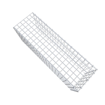 Gavión complementario de tipo 4 100 cm x 40 cm x 30 cm (largo x alto x fondo), malla 5 cm x 10 cm, anillo en C