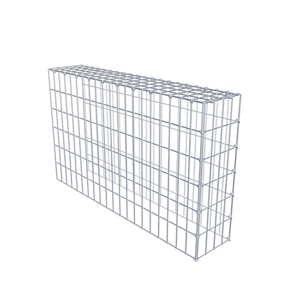 Gabião Tipo 4 100 cm x 60 cm x 20 cm (C x A x P), malhagem 5 cm x 10 cm, anel C