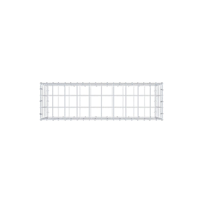 Gabion 100 cm x 40 cm x 30 cm (L x H x D), mesh size 10 cm x 10 cm, C-ring