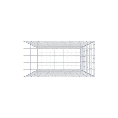 Pila adicional tipo 2 200 cm x 100 cm x 50 cm (L x A x P), malla 10 cm x 10 cm, anillo en C