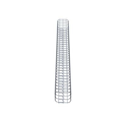 Colonne de gabion carrée 17 cm x 17 cm, 160 cm de hauteur, MW 5 cm x 5 cm