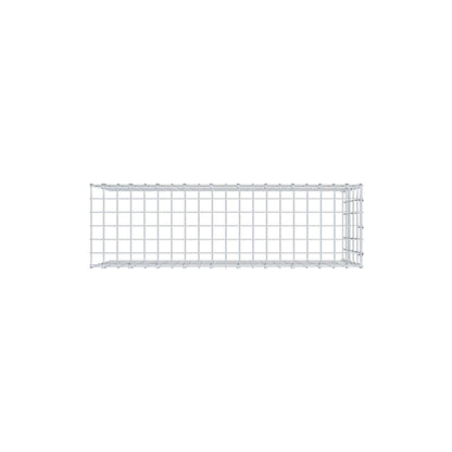 Gavión complementario de tipo 4 100 cm x 50 cm x 30 cm (largo x alto x fondo), malla 5 cm x 10 cm, anillo en C