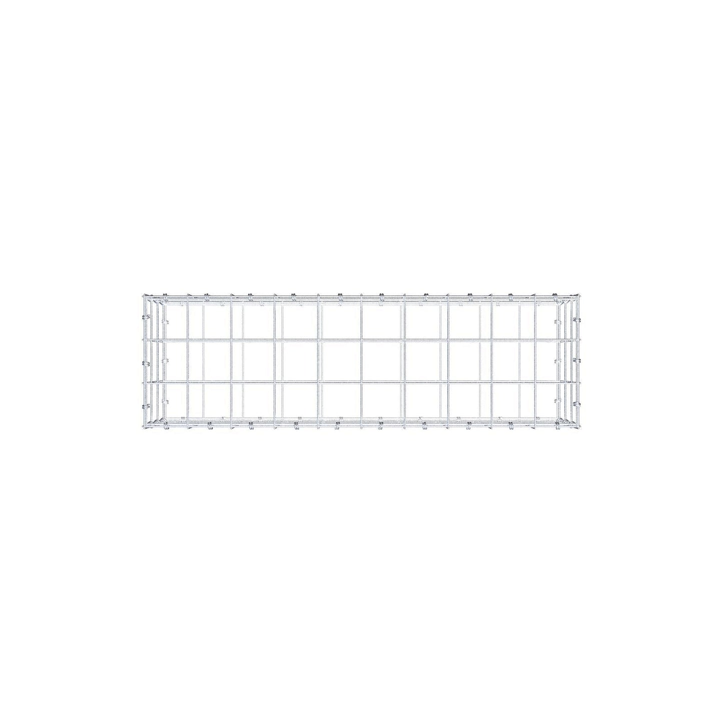 Gabion 100 cm x 30 cm x 30 cm (L x H x D), mesh size 10 x 10 cm, spiral ring