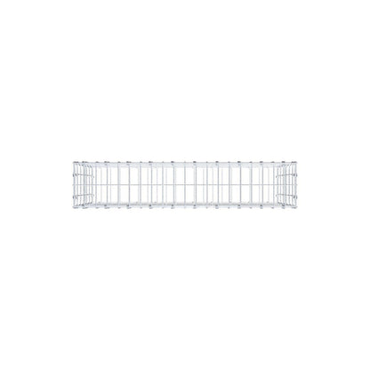 Gabion 100 cm x 60 cm x 20 cm (L x H x D), mesh size 5 x 10 cm, spiral ring