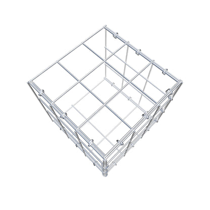 Fourche rapportée type 2 30 cm x 30 cm x 30 cm (L x H x P), maille 10 cm x 10 cm, anneau en C