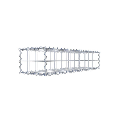Gabião 100 cm x 20 cm x 30 cm (C x A x P), malhagem 10 cm x 10 cm, espiral