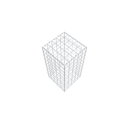 Gabion 100 cm x 50 cm x 50 cm (L x H x D), maskstorlek 10 cm x 10 cm, C-ring