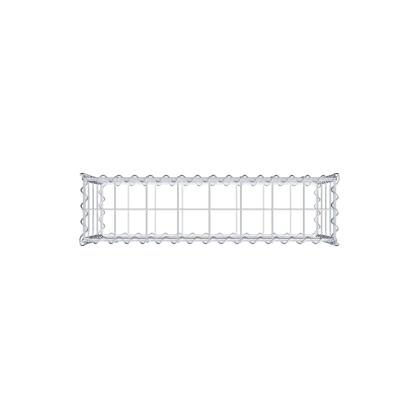 Gabion 80 cm x 40 cm x 20 cm (L x H x P), mailles 10 cm x 10 cm, spirale