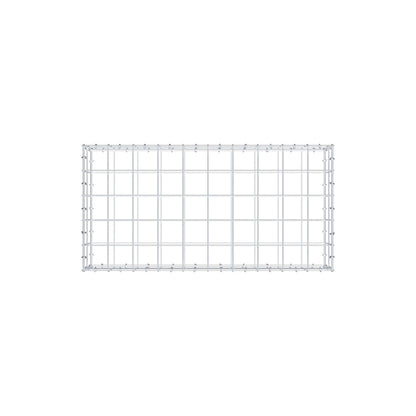 Gabion 100 cm x 20 cm x 50 cm (L x H x D), mesh size 10 cm x 10 cm, C-ring