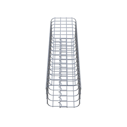 Gabion column square 22 cm x 22 cm, 80 cm height, MW 5 cm x 5 cm