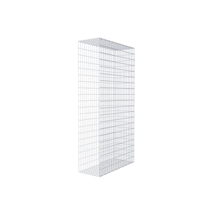 Opzetpaal type 2 200 cm x 100 cm x 40 cm, maaswijdte 5 cm x 10 cm, C-ring