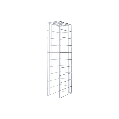 Fourche rapportée type 4 100 cm x 30 cm x 20 cm (L x H x P), mailles 5 cm x 10 cm, anneau C
