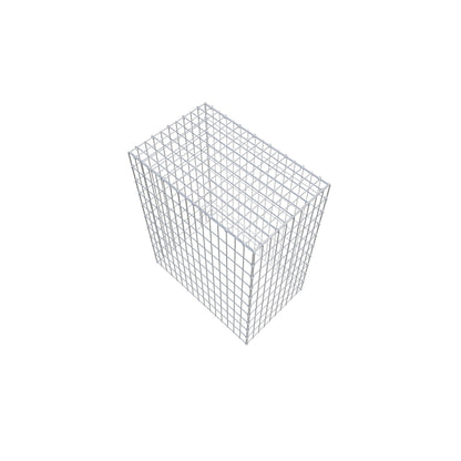 Gabião Tipo 3 100 cm x 80 cm x 50 cm (C x A x P), malhagem 5 cm x 10 cm, anel C
