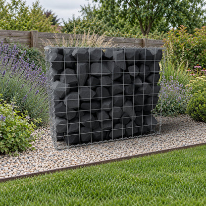 Gabion 100 cm x 80 cm x 30 cm (L x H x D), mesh size 10 cm x 10 cm, spiral