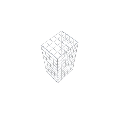 Gabião tipo 2 100 cm x 40 cm x 50 cm (C x A x P), malhagem 10 cm x 10 cm, anel C