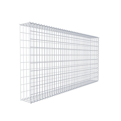Opvokset gabion type 2 200 cm x 100 cm x 20 cm (L x H x D), maskestørrelse 5 cm x 10 cm, spiral