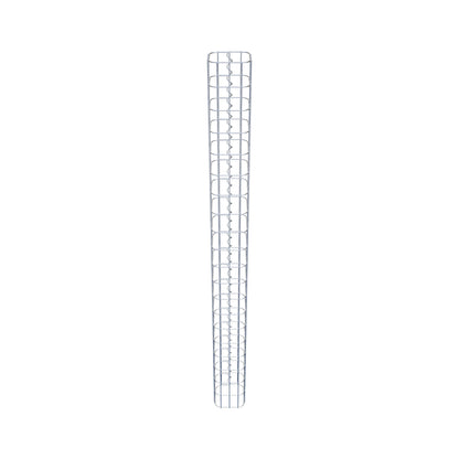 Columna rectangular de gaviones galvanizados en caliente, 17 cm x 17 cm, 200 cm de altura, MW 5 cm x 10 cm