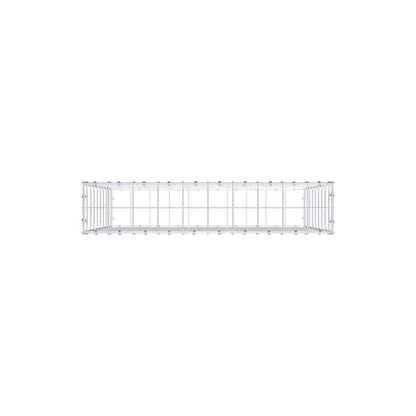 Gabion 100 cm x 90 cm x 20 cm (L x H x D), mesh size 10 x 10 cm, spiral ring
