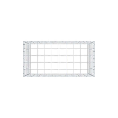 Mounted gabion type 3 100 cm x 60 cm x 50 cm (L x H x D), mesh size 10 cm x 10 cm, C-ring