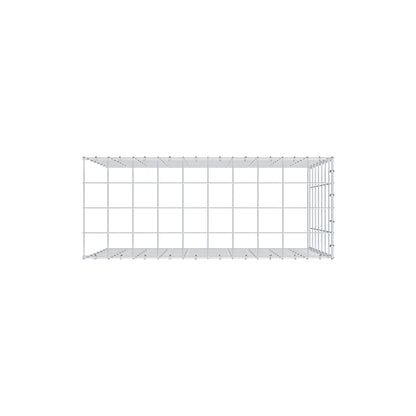 Fourche rapportée type 4 100 cm x 70 cm x 40 cm (L x H x P), mailles 10 cm x 10 cm, anneau C