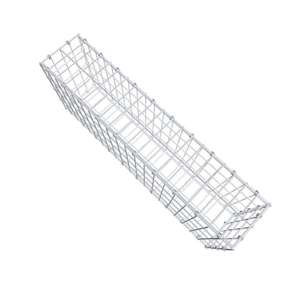 Gabion 100 cm x 40 cm x 20 cm (L x H x D), mesh size 5 x 10 cm, spiral ring